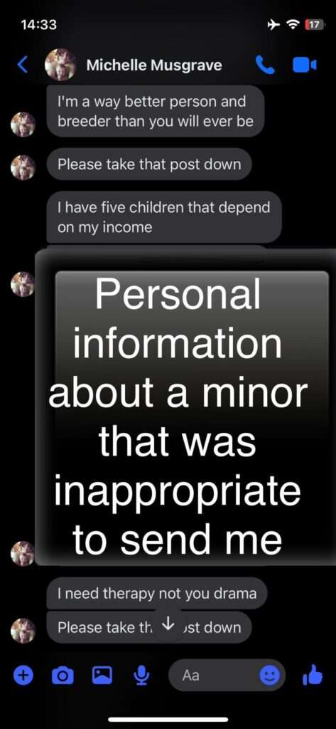 Jamie Monachino Screenshot of Messages
