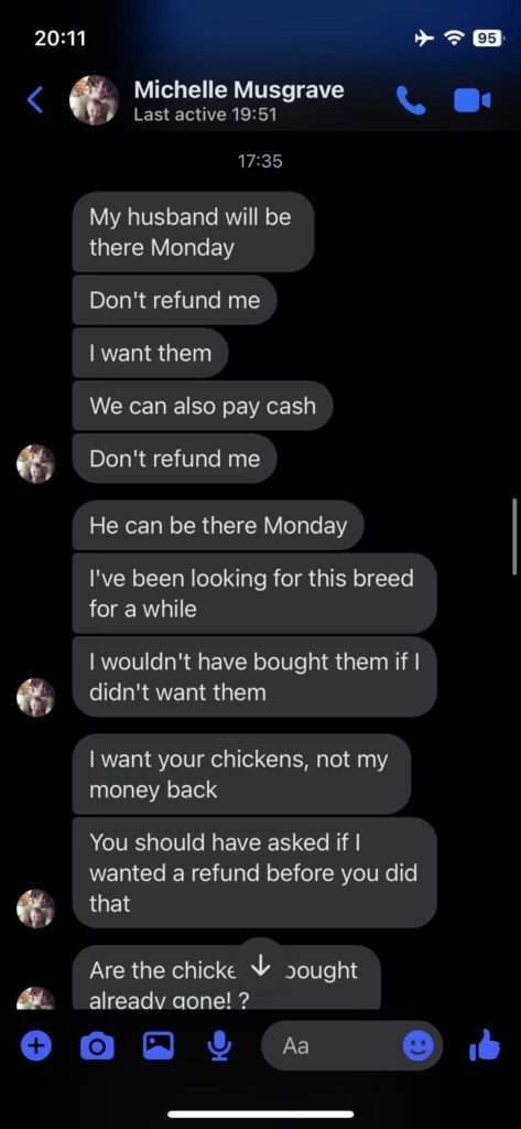 Jamie Monachino Screenshot of Messages