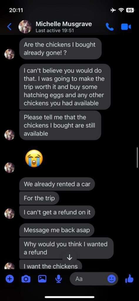 Jamie Monachino Screenshot of Messages