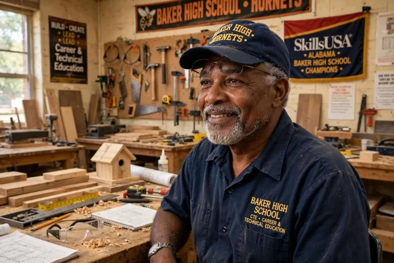 Illustration for the news story: A Legacy of Hands-On Excellence: Remembering Robert Broadnax’s Decades of Service at Baker High School
