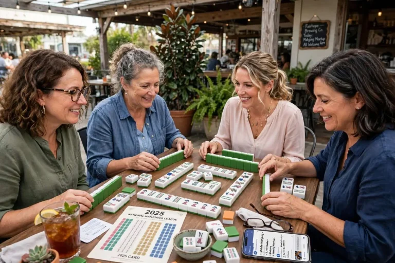 Illustration for the news story: American Mahjong Deals Its Way Into Mobile and Baldwin County Social Life