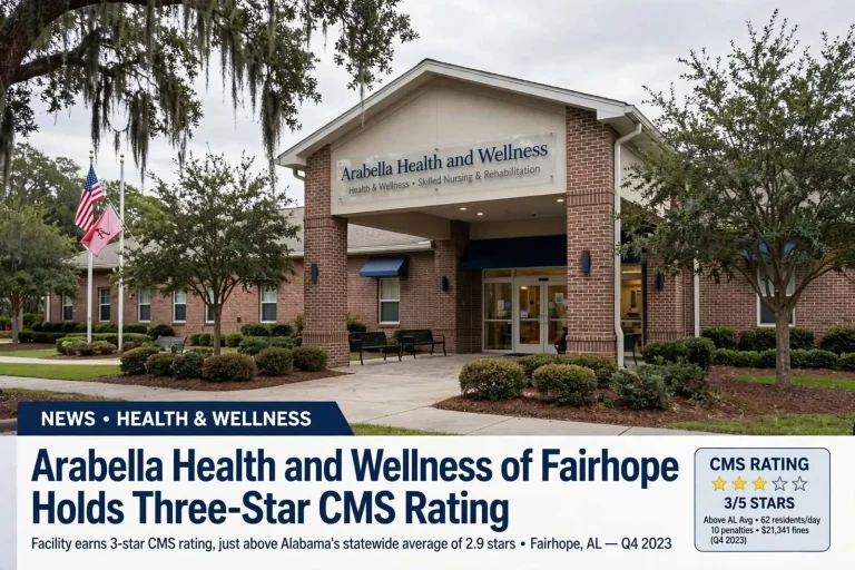 Illustration for the news story: Arabella Health and Wellness of Fairhope Holds Three-Star CMS Rating