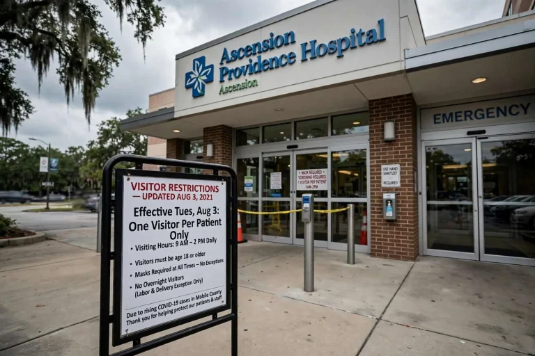 Illustration for the news story: Ascension Providence Restricts Inpatient Visitors as COVID-19 Hospital Cases Rise