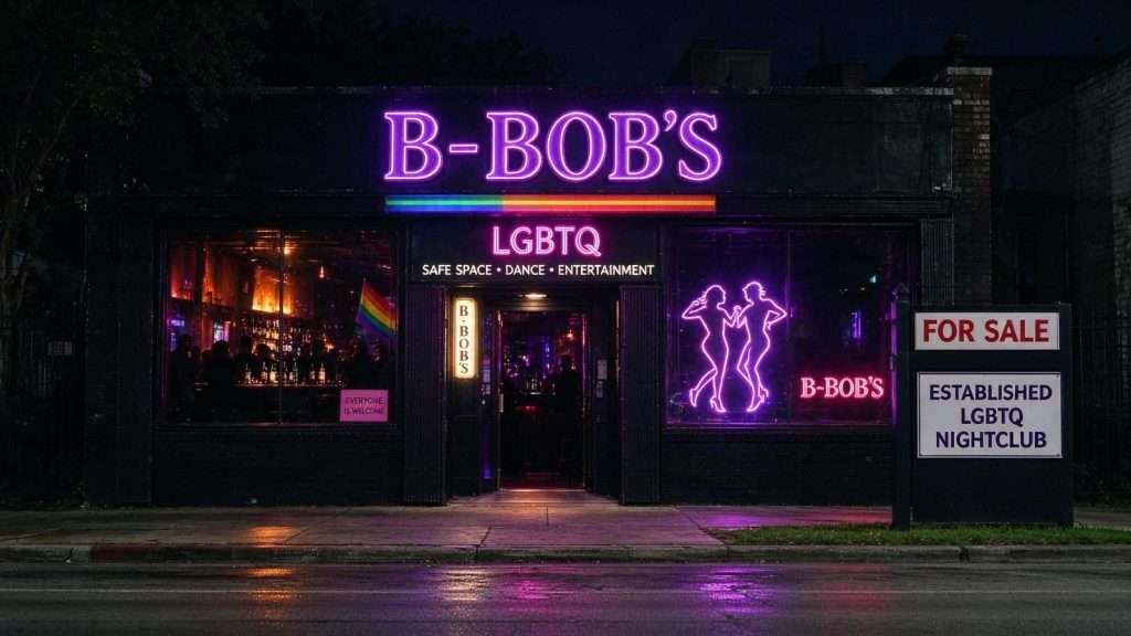 Illustration for the news story: B-Bob’s, One of the Gulf Coast’s Oldest LGBTQ Nightclubs, Is for Sale as Founder Retires