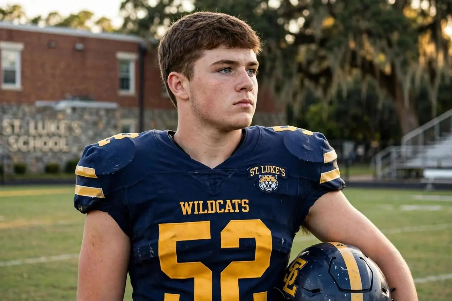 Illustration for the news story: St. Luke’s Baker Farnell Embraces Two-Way Role, Leadership Ahead of Senior Season