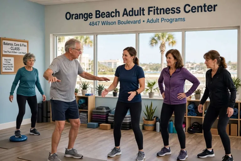Illustration for the news story: Balance, Core and Flex Classes Offer Low-Impact Training at Orange Beach Adult Fitness Center