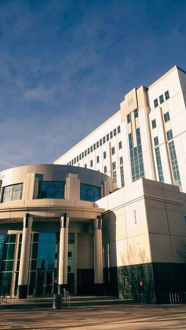 Exterior of a courthouse building