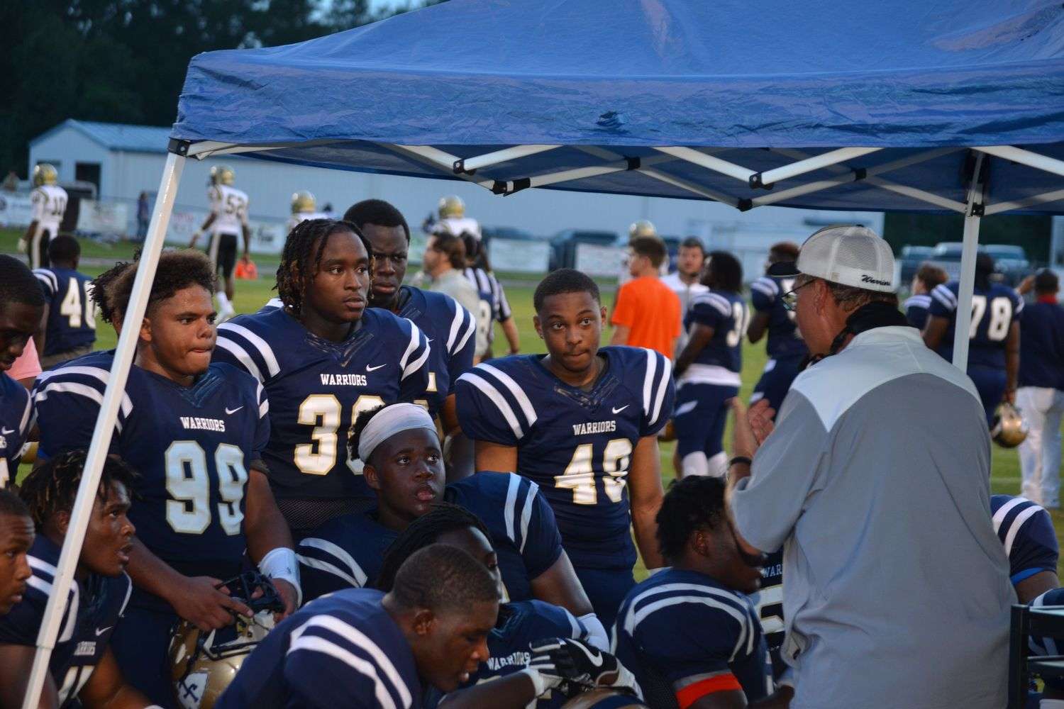 Baldwin County High School football players on the field