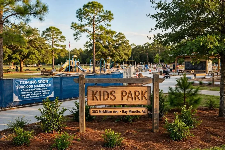 Illustration for the news story: Bay Minette’s Kids Park to Get $900,000 Makeover Through State Energy Grant
