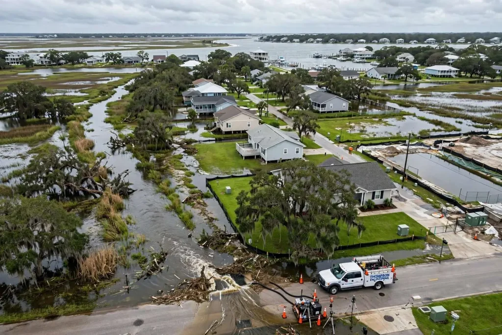 Illustration for the news story: Bear Point Drainage Study Maps Flood Risk, Recommends $5 Million in Orange Beach Fixes
