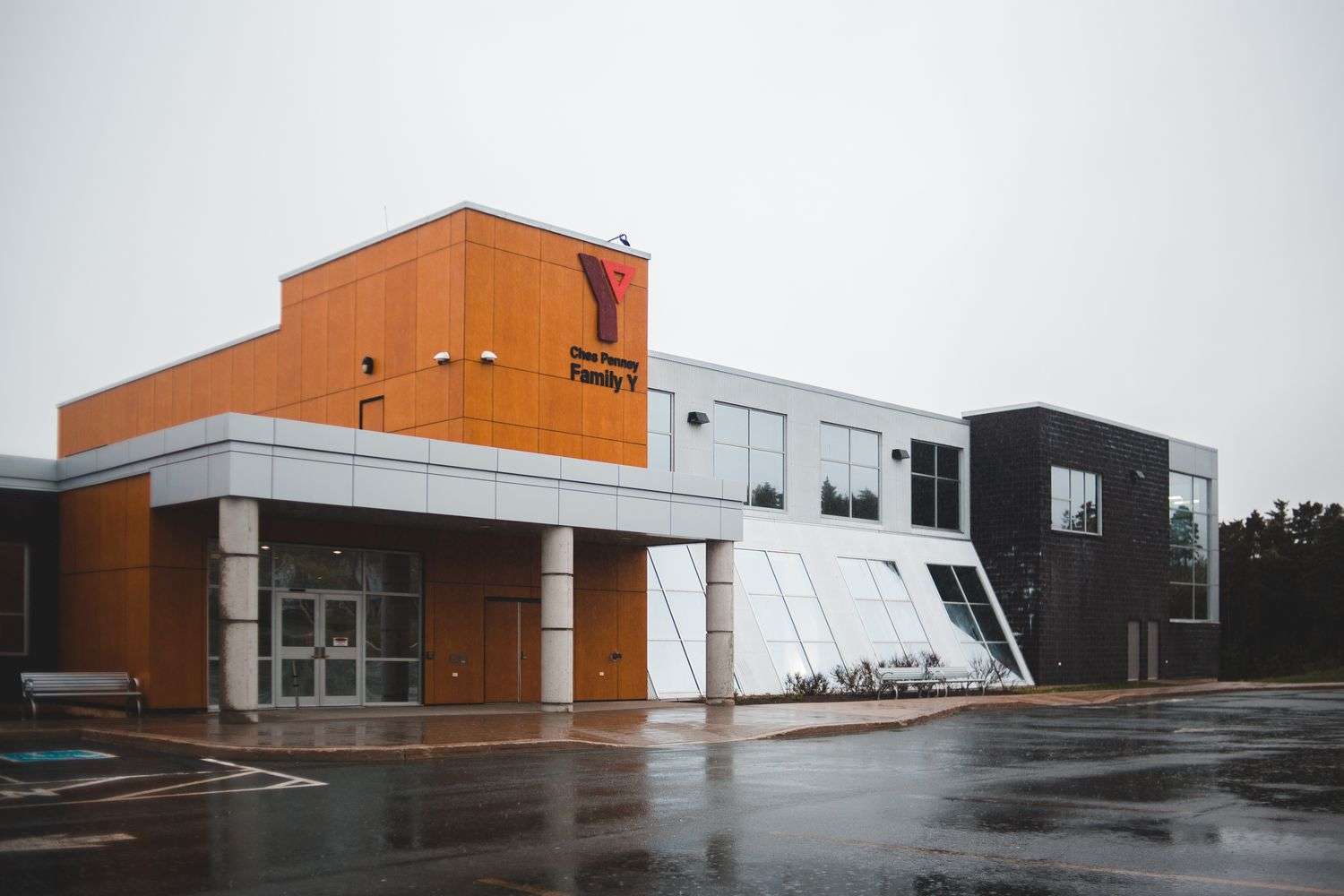 Exterior of a community youth center building