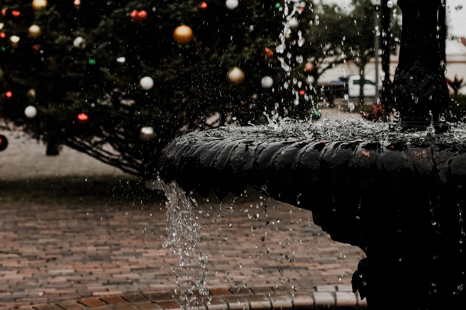 Bienville Square park in downtown Mobile ahead of renovation work