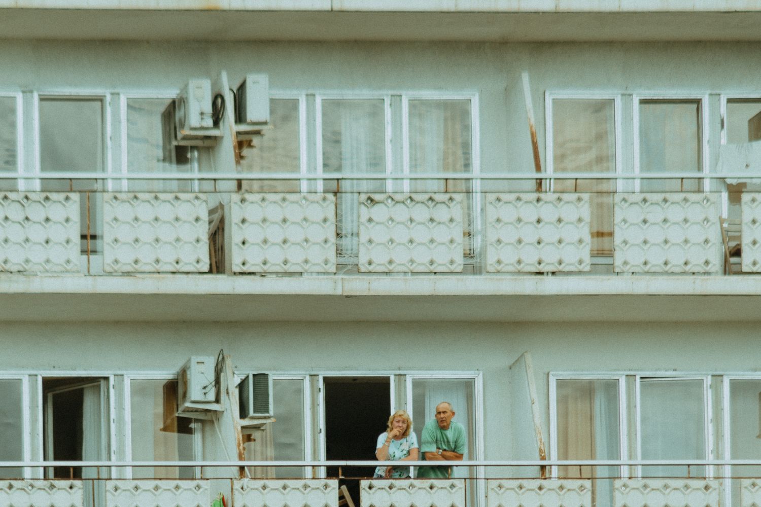 An apartment tower housing seniors in Mobile, Alabama