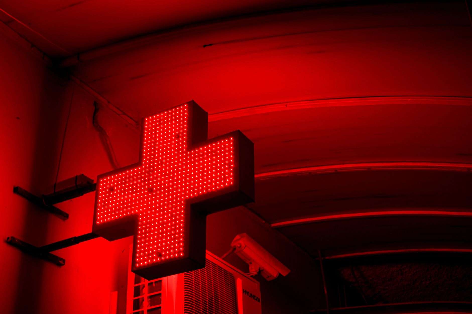 Hospital emergency entrance