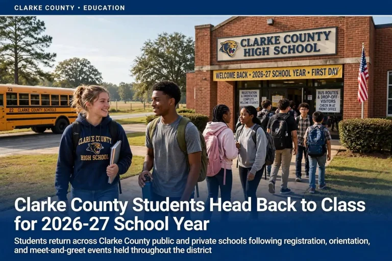 Illustration for the news story: Clarke County Students Head Back to Class for 2026-27 School Year