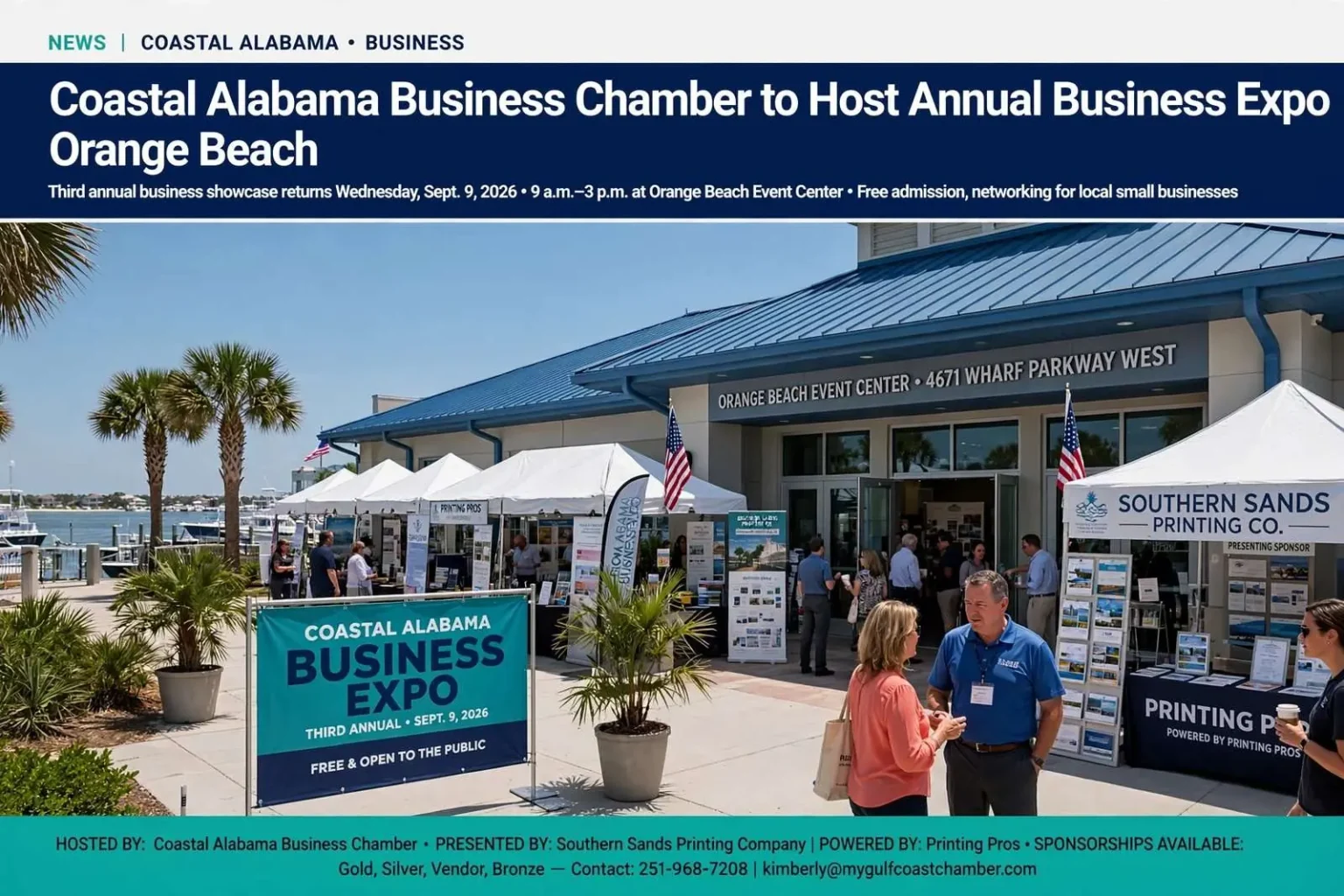 Illustration for the news story: Coastal Alabama Business Chamber to Host Annual Business Expo in Orange Beach
