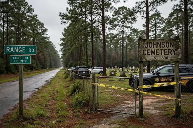 Illustration for the news story: Coroner Identifies Woman Found Dead Near Conecuh County Cemetery
