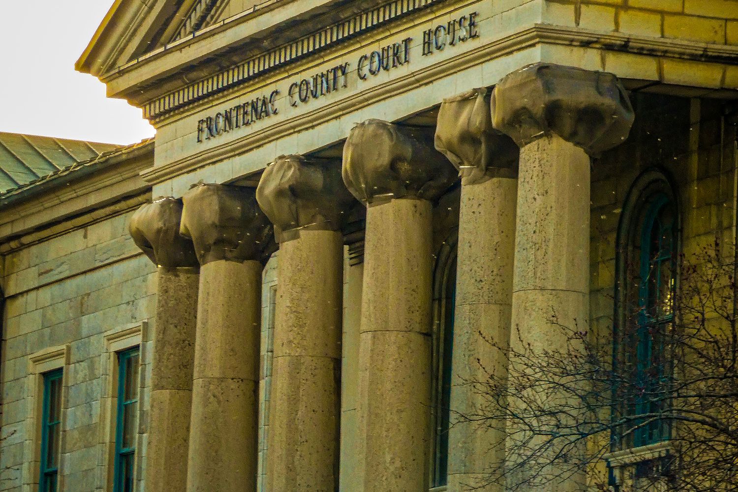A county courthouse building