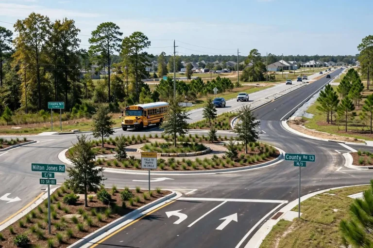 Illustration for the news story: Daphne, Baldwin County Wrap Up Nearly $3 Million in Milton Jones Road Improvements