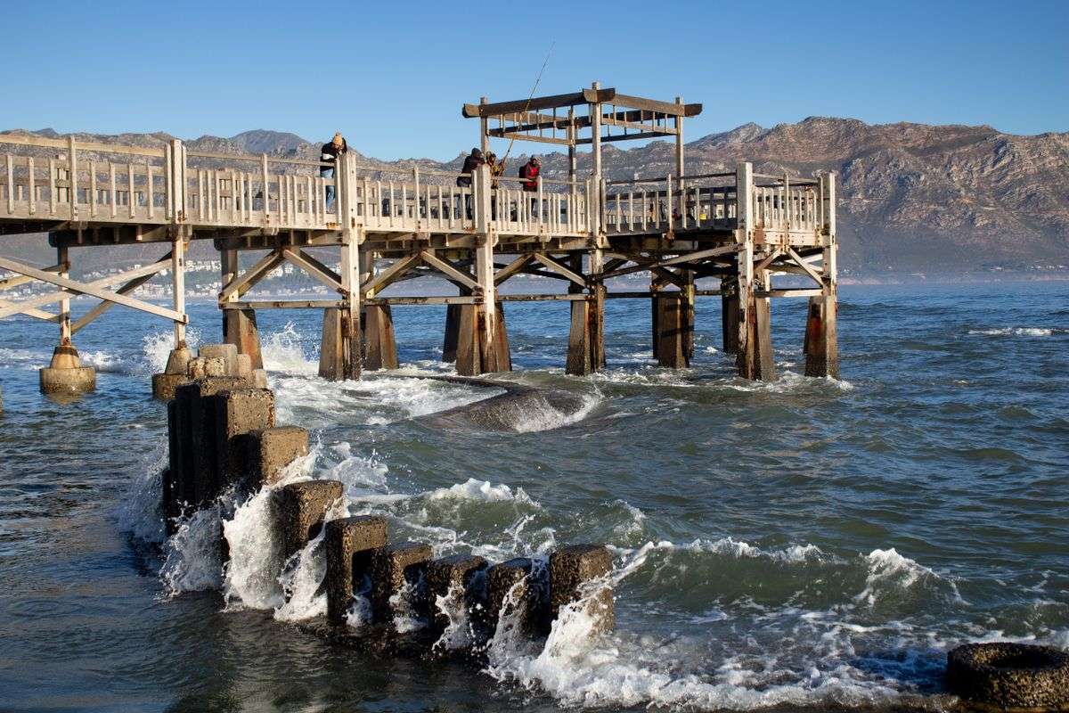 A fishing pier along the Alabama Gulf Coast ahead of the deep sea fishing rodeo