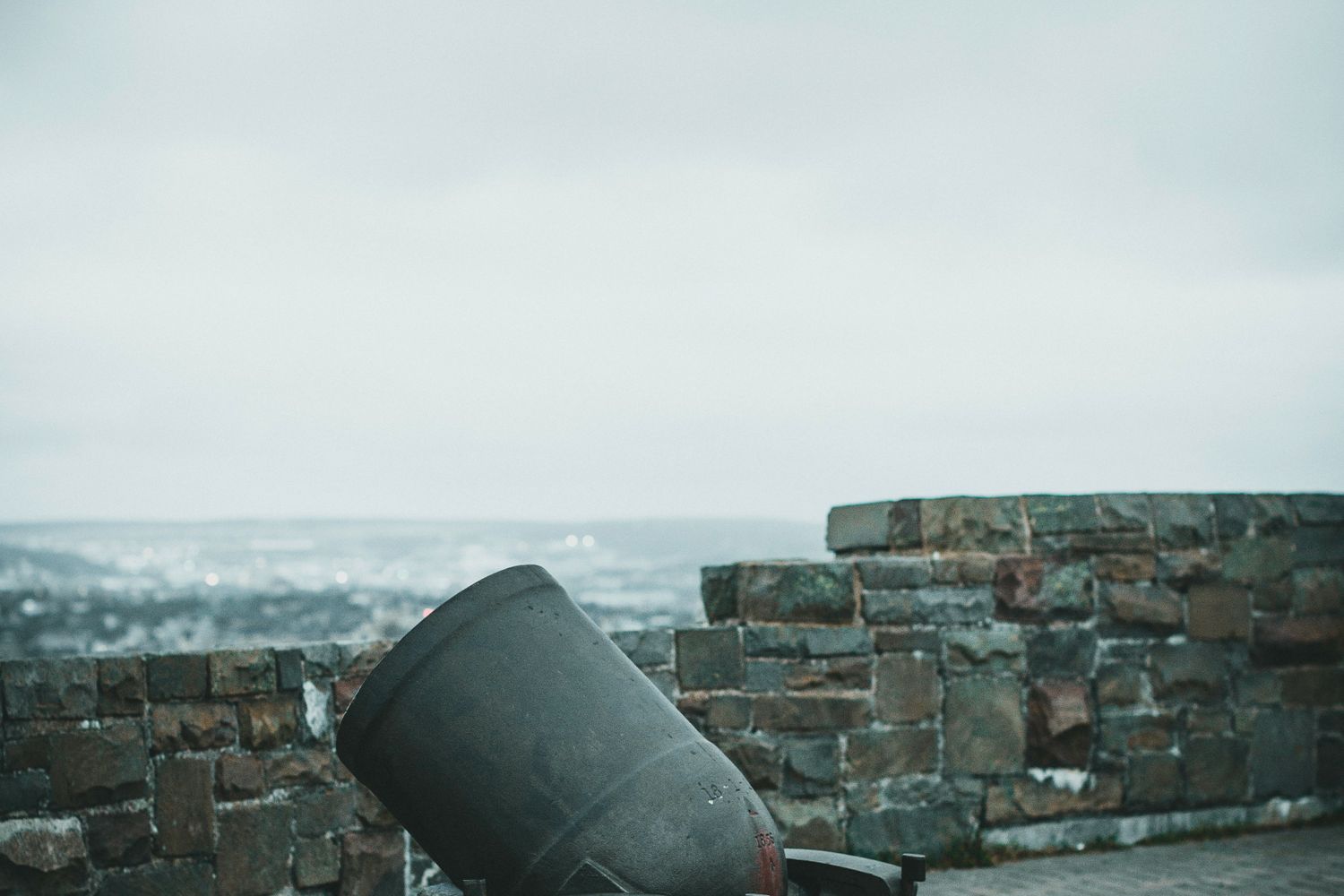 Brick walls and cannons at Fort Gaines on Dauphin Island