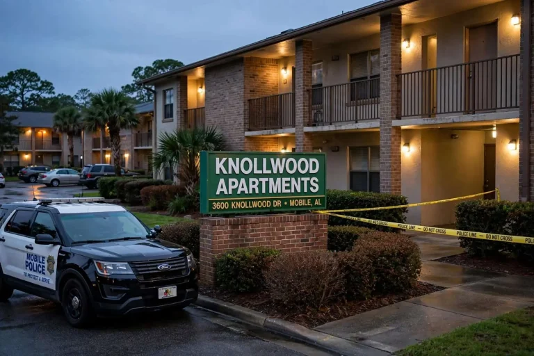 Illustration for the news story: Decatur Woman Charged With Assault at Mobile’s Knollwood Apartments