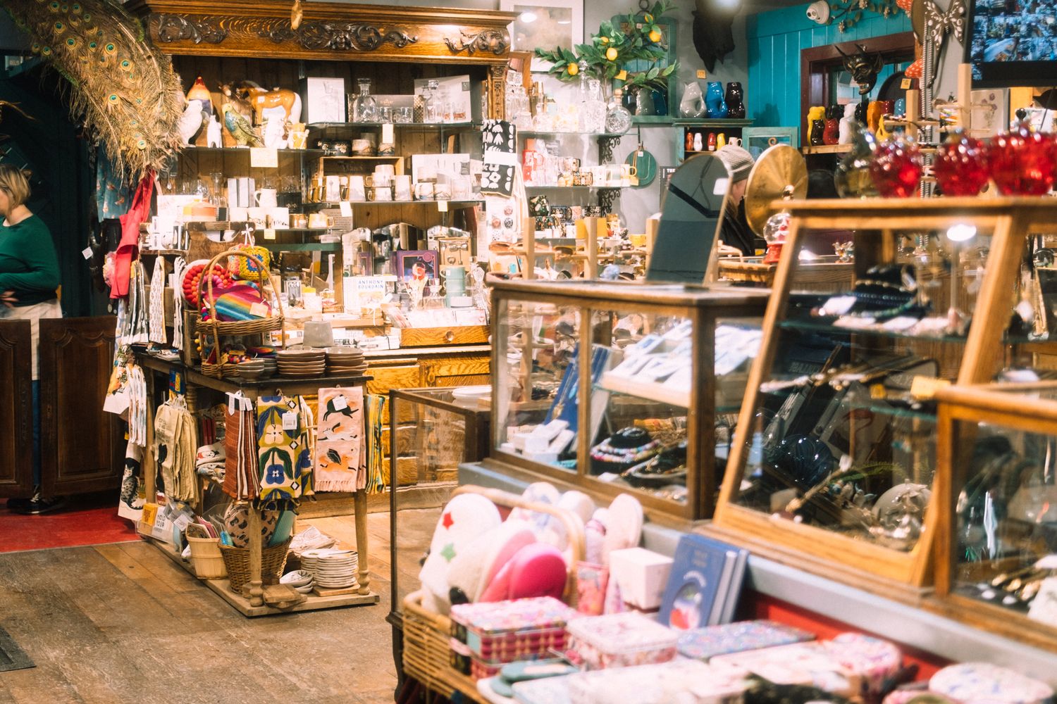 Interior of a cozy boutique shop in downtown Mobile, Alabama