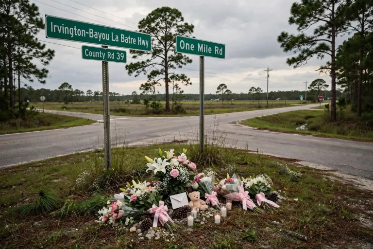 Illustration for the news story: Family Mourns 23-Year-Old Irvington Mother Killed in Mobile County Crash