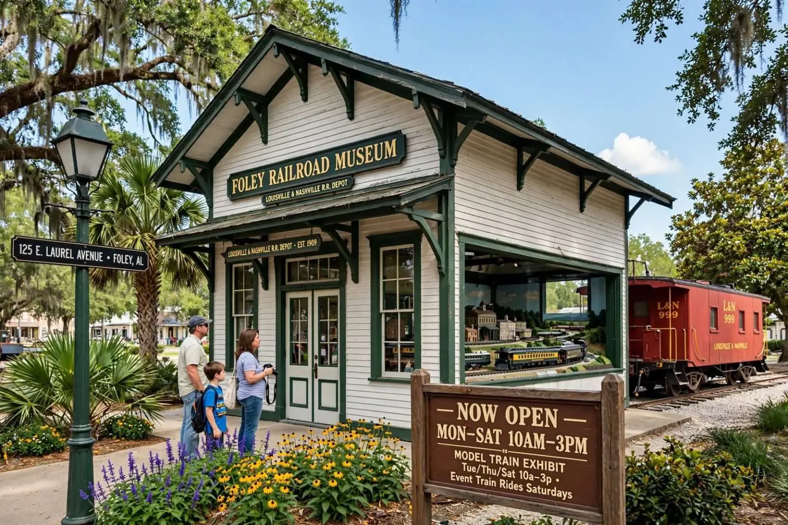 Illustration for the news story: Foley Railroad Museum Offers a Ride Through Baldwin County History