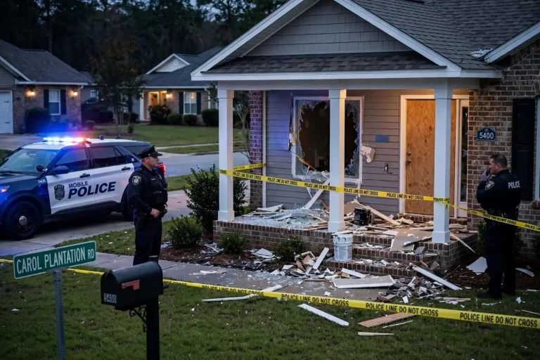 Illustration for the news story: Four Arrested After Vandalized Remodeled Home Reported on Carol Plantation Road