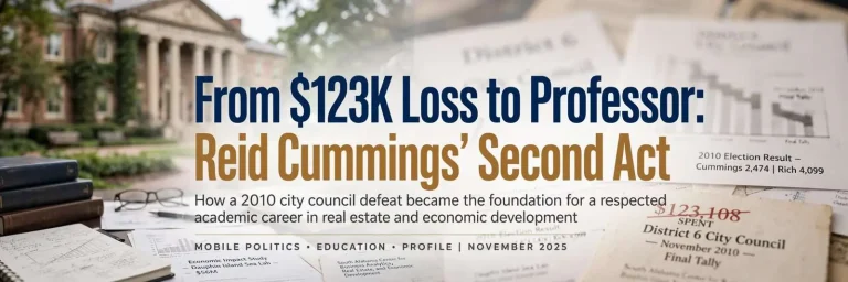 Illustration for the news story: From $123K Loss to Professor: Reid Cummings’ Second Act