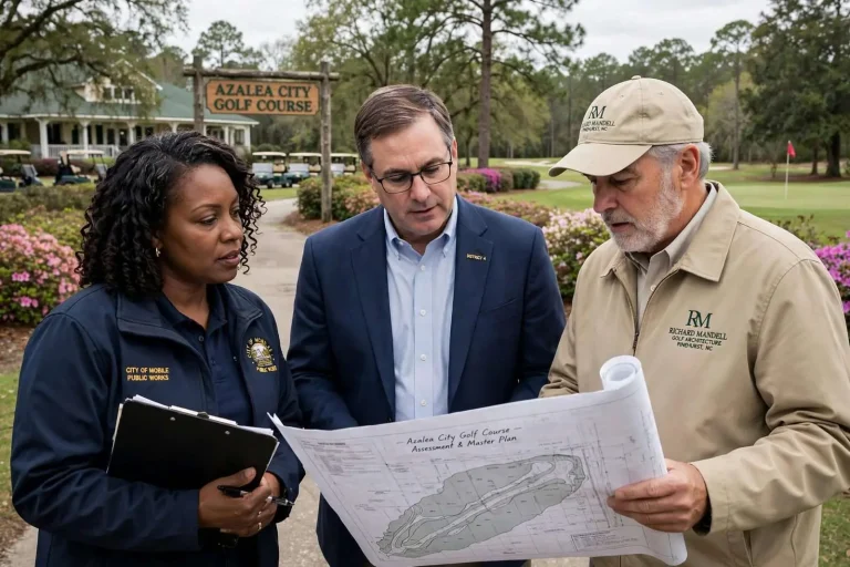 Illustration for the news story: Golf Architect Contracted to Assess Azalea City Golf Course