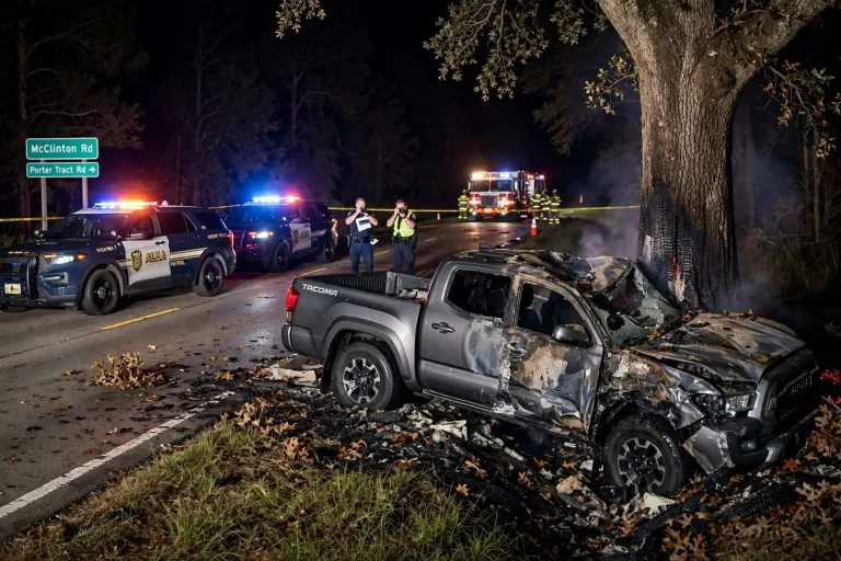 Illustration for the news story: Grand Bay Man, 78, Killed in Single-Vehicle Mobile County Crash