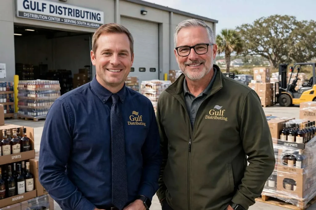 Illustration for the news story: Gulf Distributing Strengthens Leadership Team With Two Key Hires in Spirits and Operations