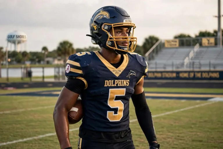 Illustration for the news story: Gulf Shores’ Carter Davis Brings Elite Speed, Versatility Into Senior Season