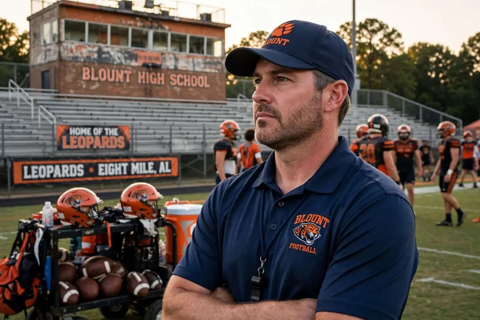 Illustration for the news story: Gus Smith Returns Home to Eight Mile, Looking to Restore Blount’s Championship Tradition