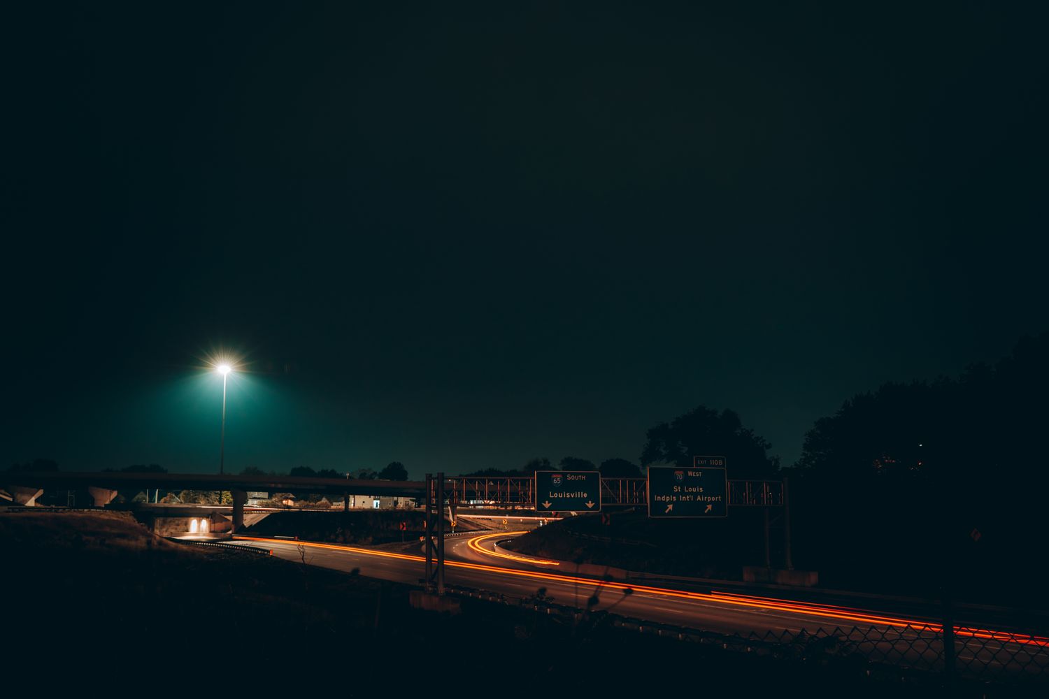 Traffic on Interstate 65 in Mobile, Alabama