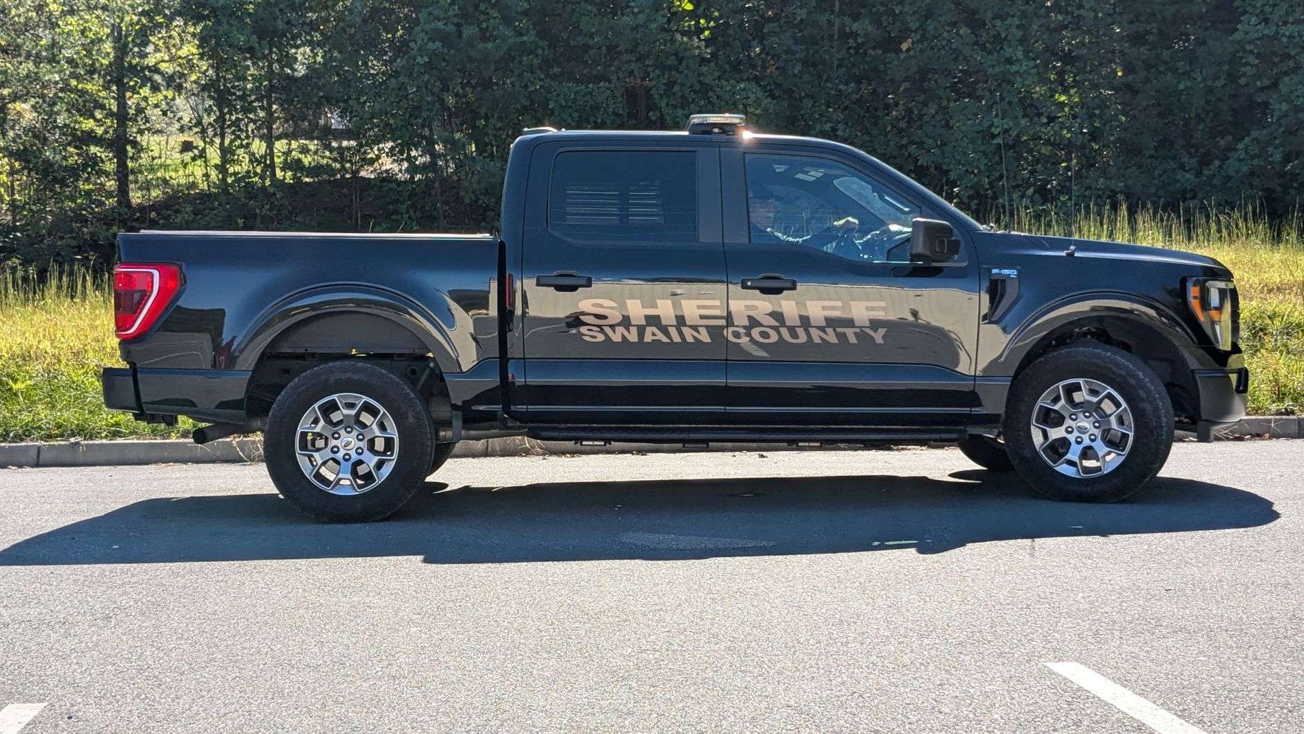 Sheriff department patrol truck parked outdoors, representing law enforcement coverage in Prichard, Alabama