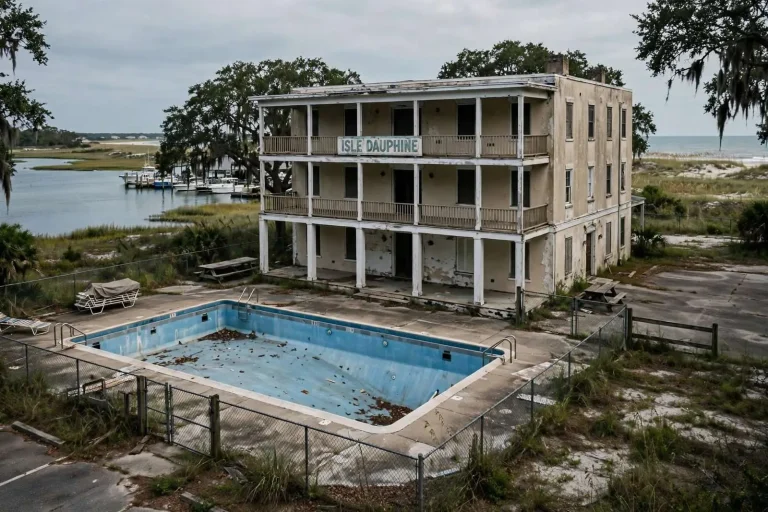 Illustration for the news story: Isle Dauphine Sits Empty, and Dauphin Island Property Owners Are Looking for the Right Tenant