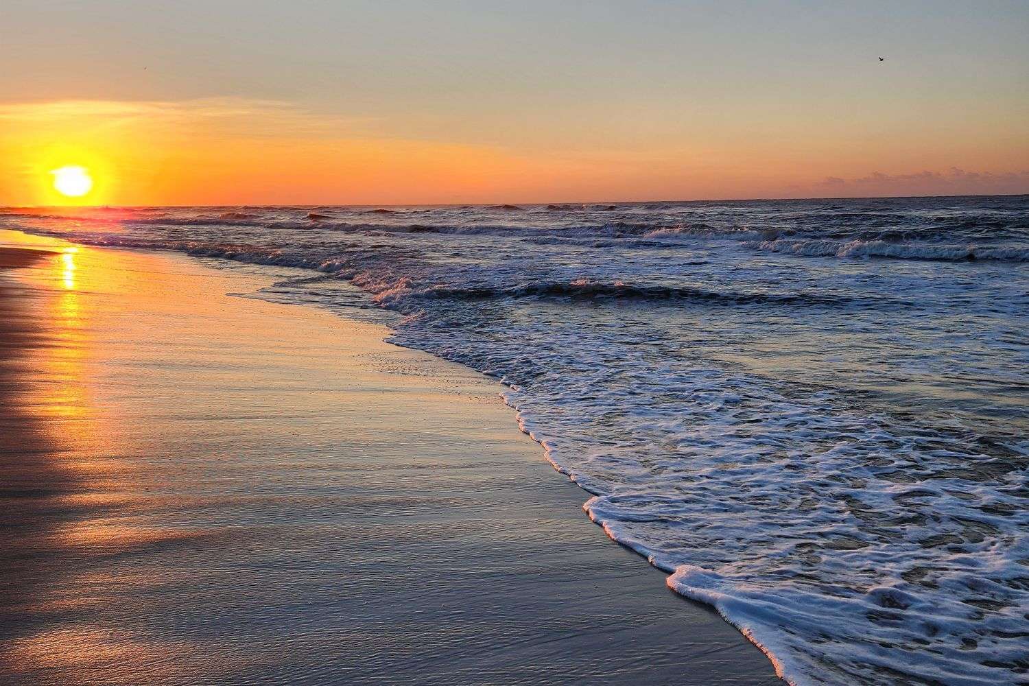 A beach on the Alabama Gulf Coast