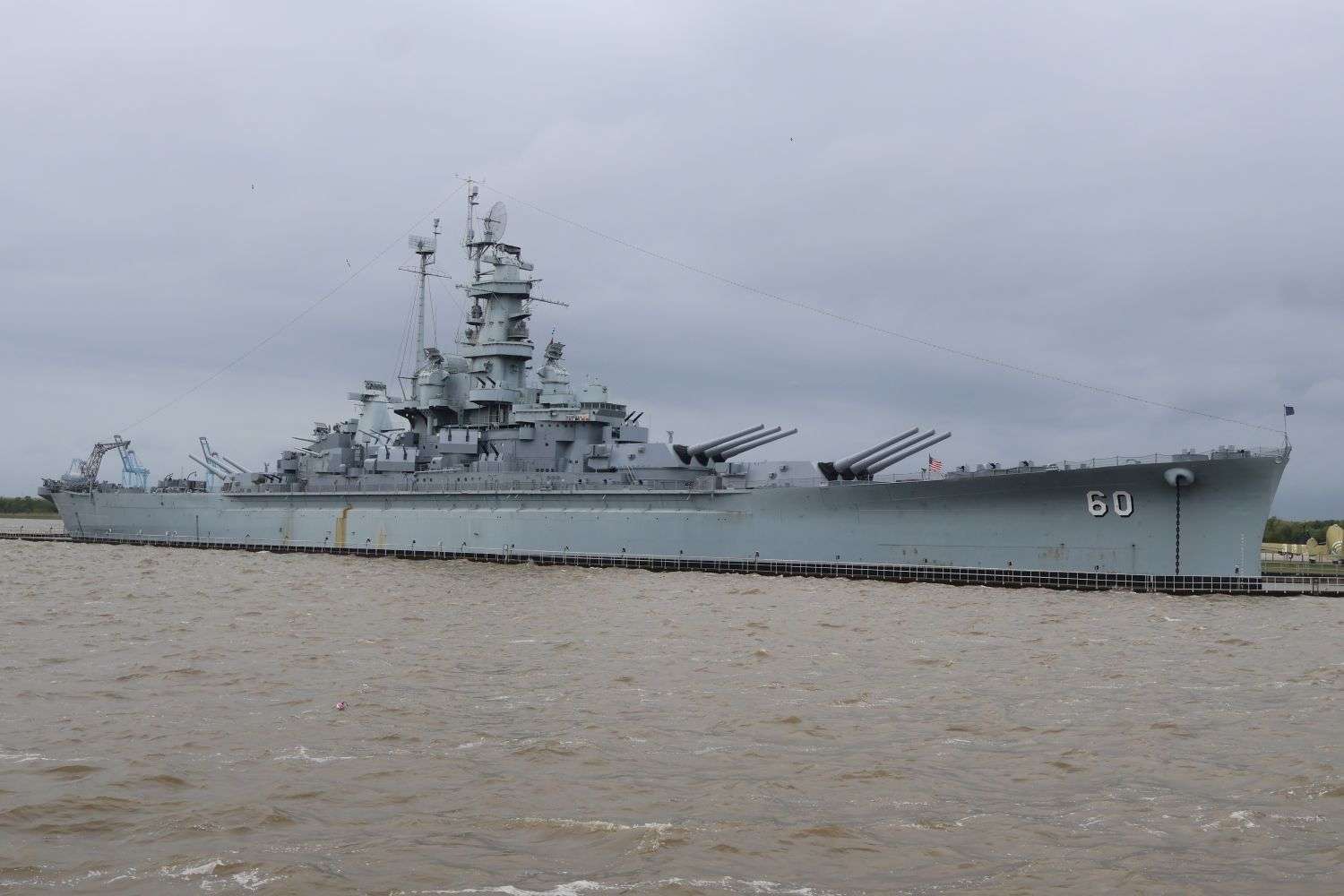 The USS Alabama battleship at Battleship Memorial Park in Mobile Alabama
