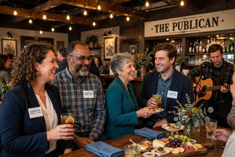 Illustration for the news story: Leadership Atmore Alumni Reconnect at Reunion Hosted at The Publican