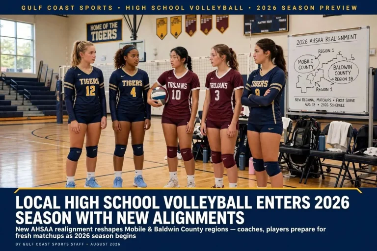 Illustration for the news story: Local High School Volleyball Enters 2026 Season With New Alignments