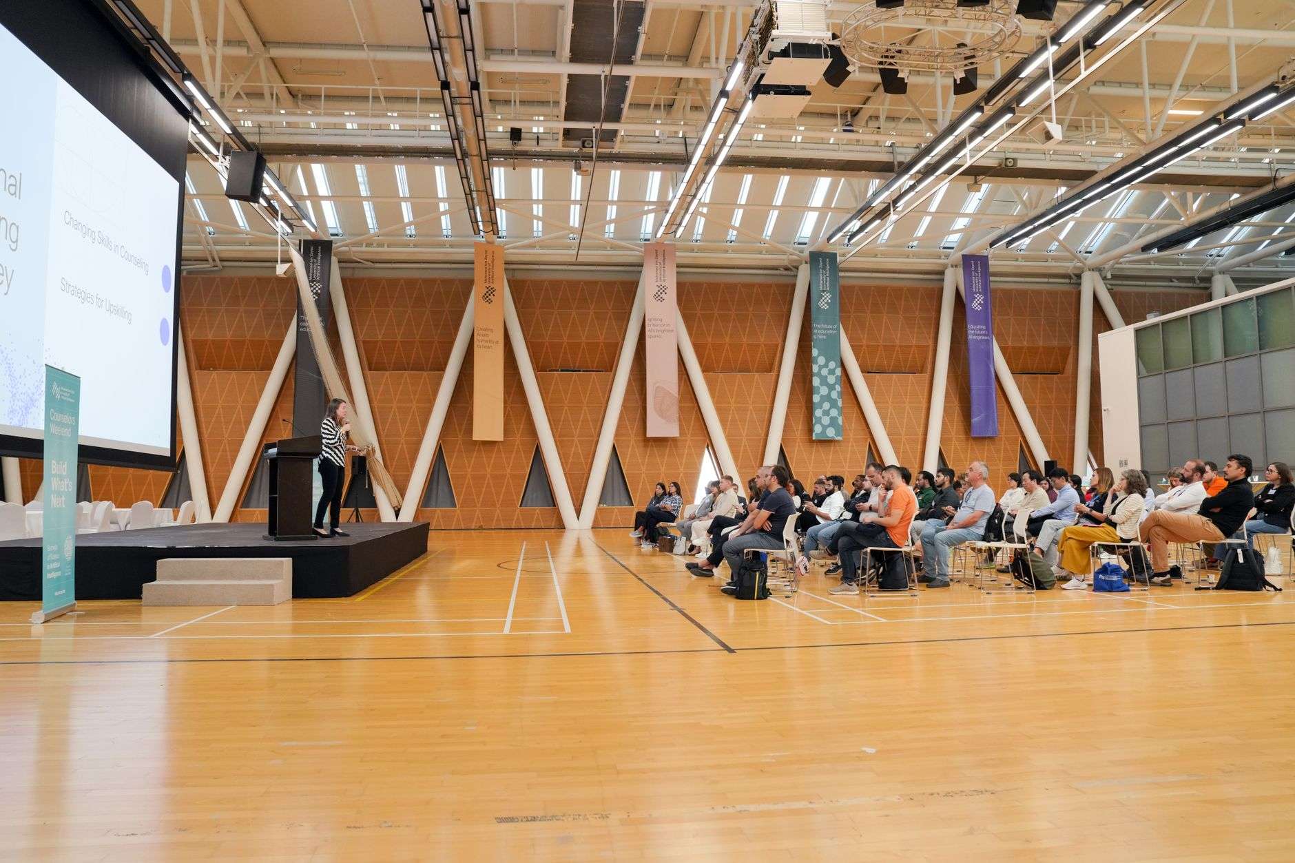 Community members gathered for a town hall discussion
