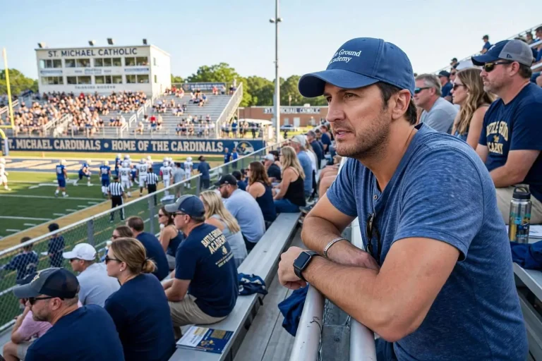 Illustration for the news story: Luke Bryan Built His Fall Tour Around Friday Nights. Saturday, It Brought Him to Fairhope
