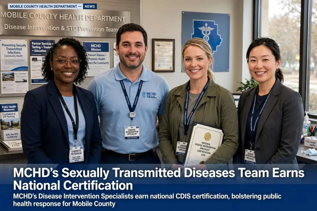 Illustration for the news story: MCHD’s Sexually Transmitted Diseases Team Earns National Certification