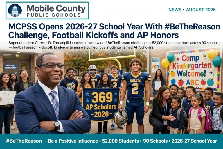 Illustration for the news story: MCPSS Opens 2026-27 School Year With #BeTheReason Challenge, Football Kickoffs and AP Honors