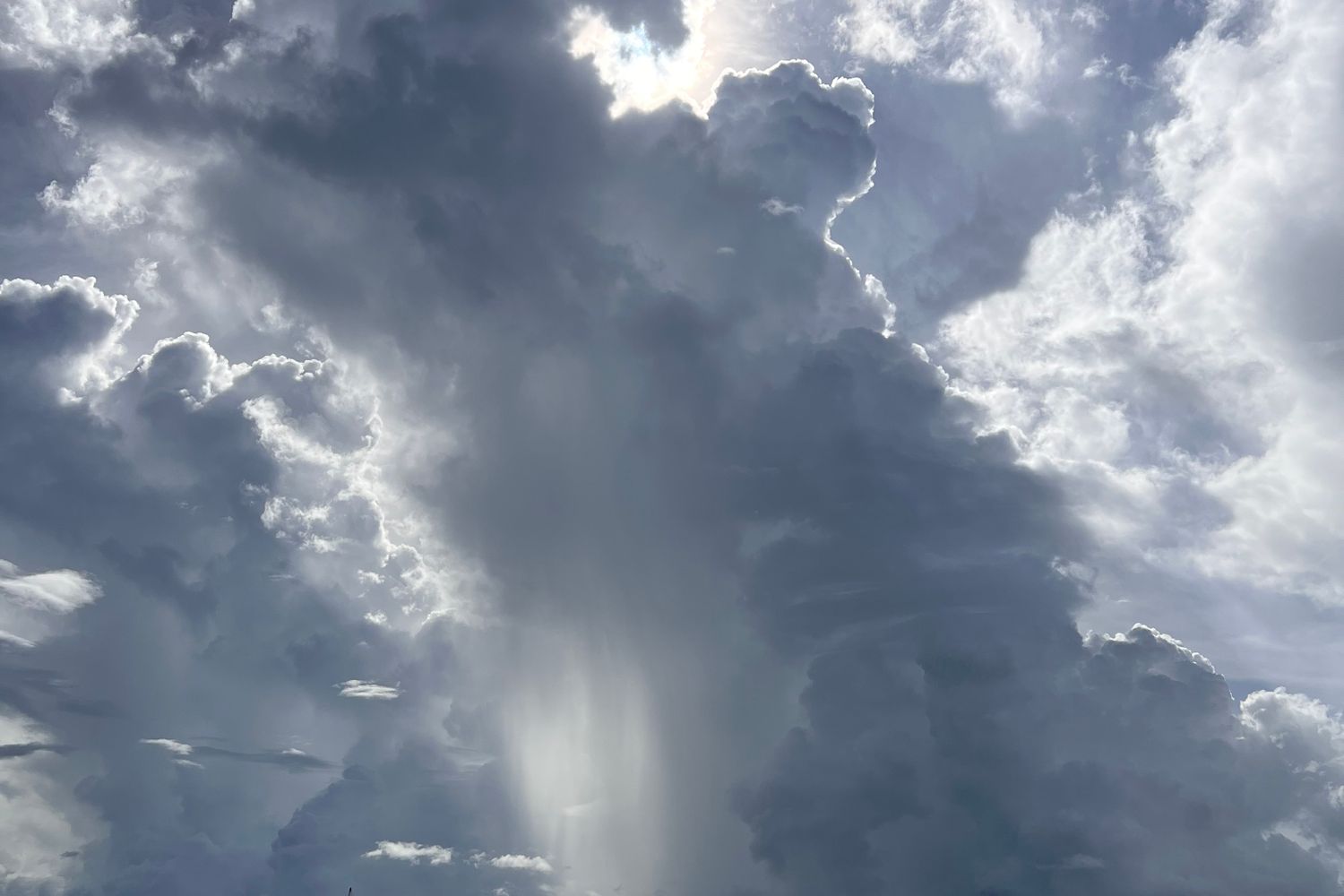 Stormy sky over Gulf of Mexico waters