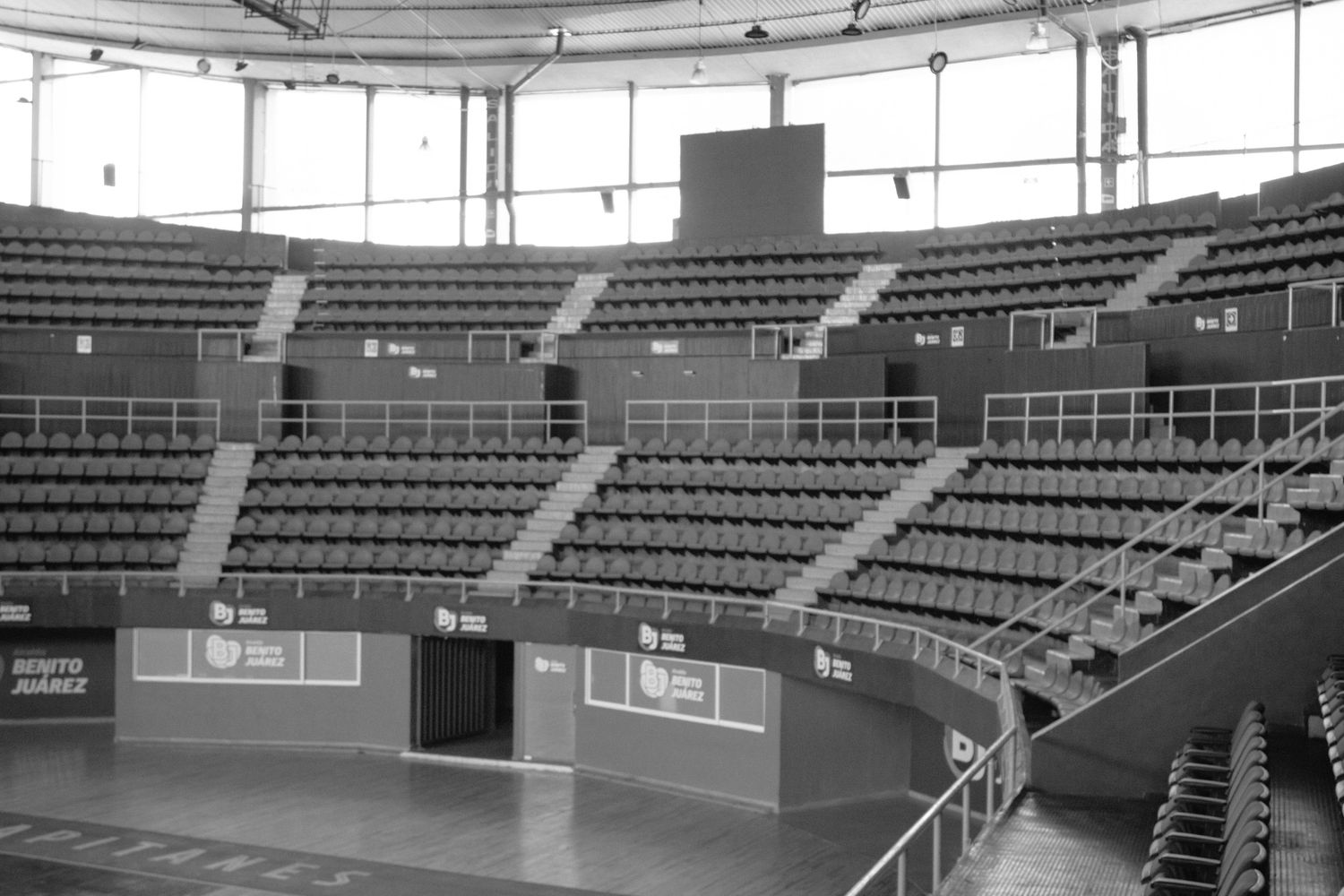 An arena interior at the Mobile Civic Center, slated for potential renovation
