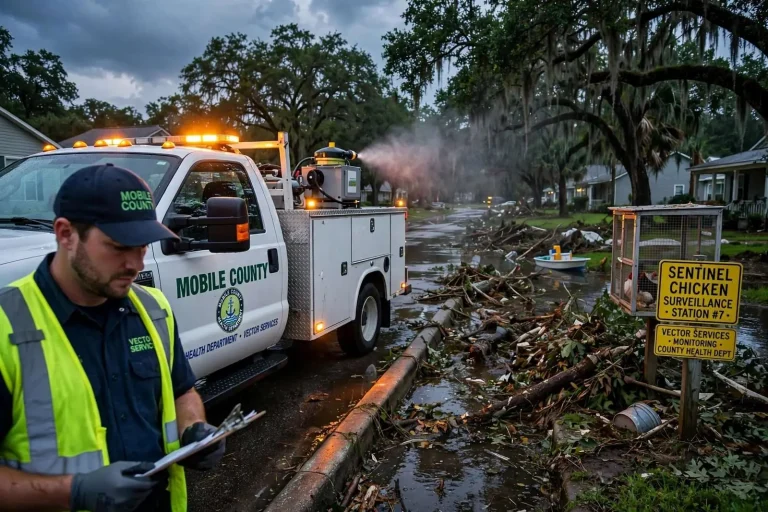 Illustration for the news story: Mobile County Vector Services Catching Up on Mosquito Complaints After Storms